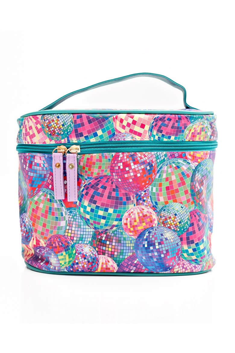 Disco Queen Toiletry Bag, Main, color, Multicolor