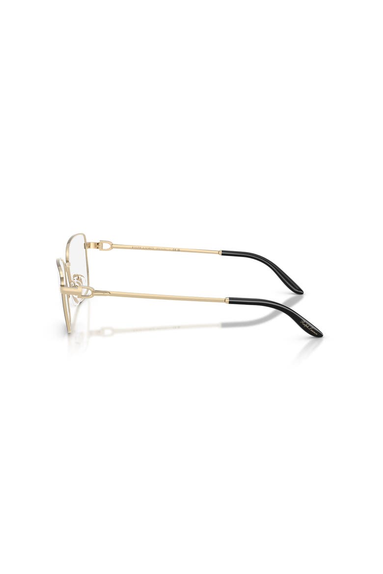 52mm Rectangle optical glasses, Alternate, color, Gold