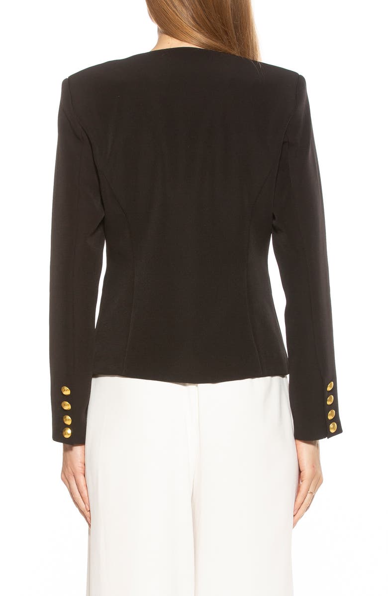 Alexia Admor Jacki Scoop Neck Retro Blazer, Alternate, color,