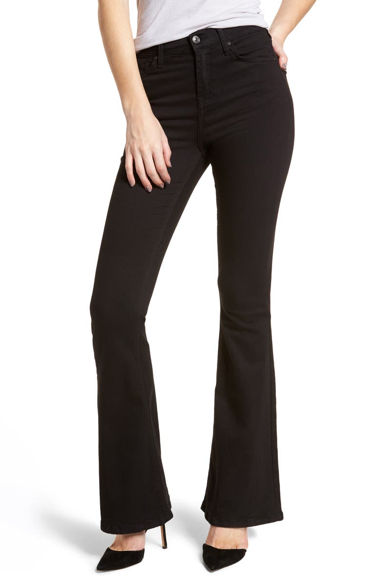 Topshop Jamie High Waist Flare Leg Jeans, Main, color,