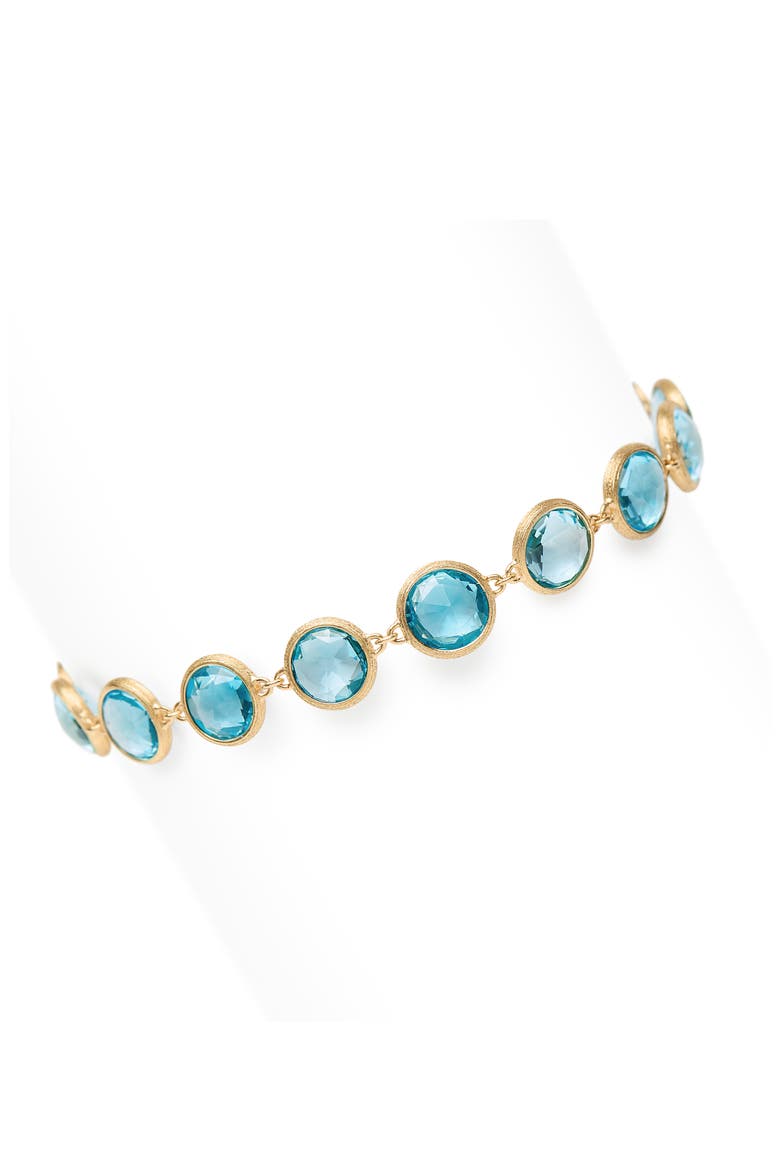Jaipur Color Blue Topaz Bracelet, Alternate, color, GOLD
