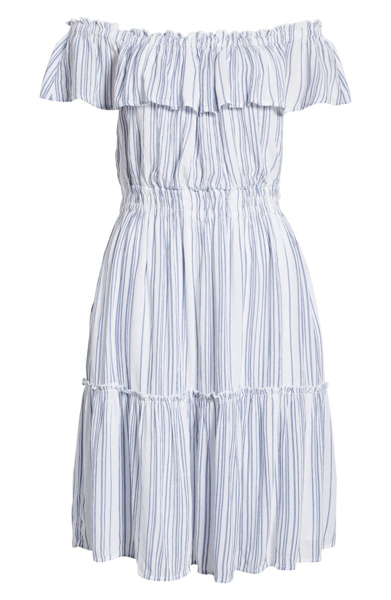 Tommy Bahama Aloha Avenue Off the Shoulder Dress, Alternate, color, 