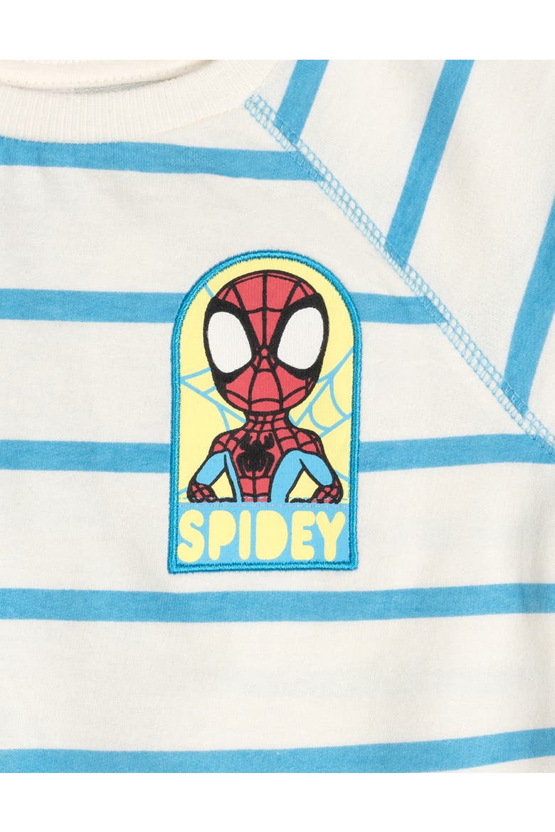 Spidey and His Amazing Friends 2-Piece T-Shirt and Shorts Set, Alternate, color, Spidey Ivory Blue