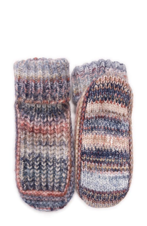 Muk Luks Spacedye Cuff Bootie In Blue