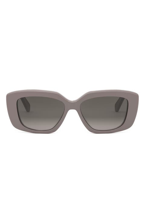 Triomphe 55mm Rectangular Sunglasses