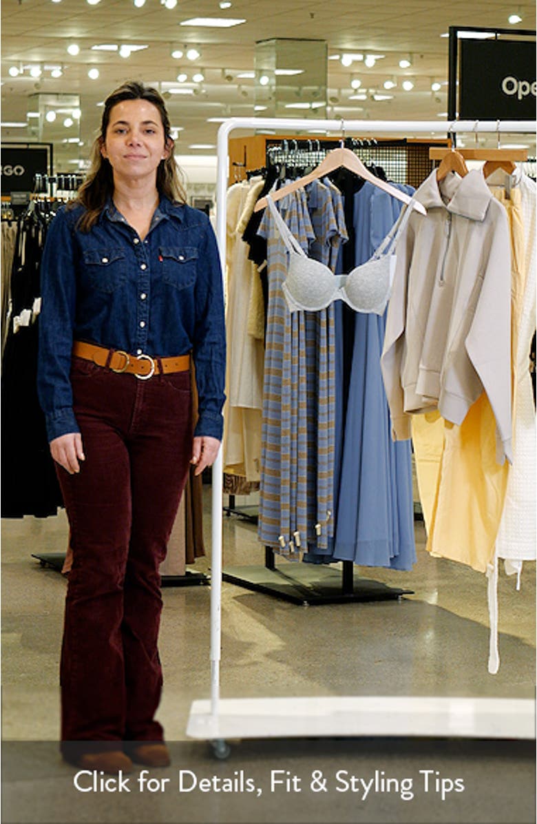 Underwire Stretch Cotton Push-Up T-Shirt Bra, sales video thumbnail