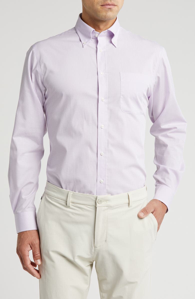 Nordstrom Premium Non-Iron Button-Down Dress Shirt, Main, color, 