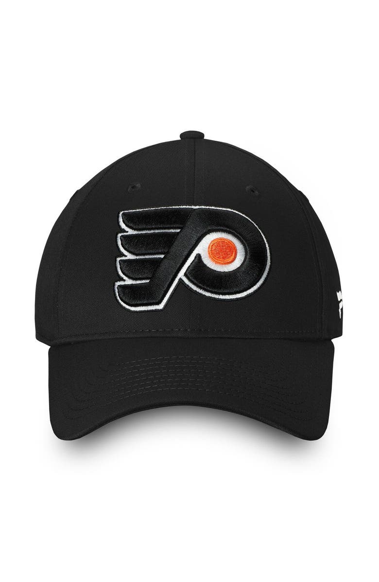 FANATICS Men's Fanatics Branded Black Philadelphia Flyers Core Adjustable Hat, Alternate, color, Black