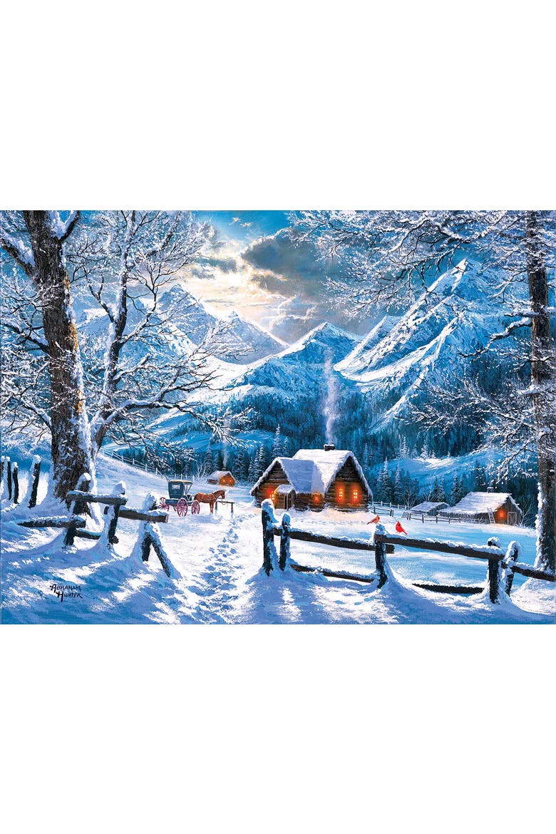On a Snowy Morning 500 piece Jigsaw Puzzle for Adults, Alternate, color, Multicolor