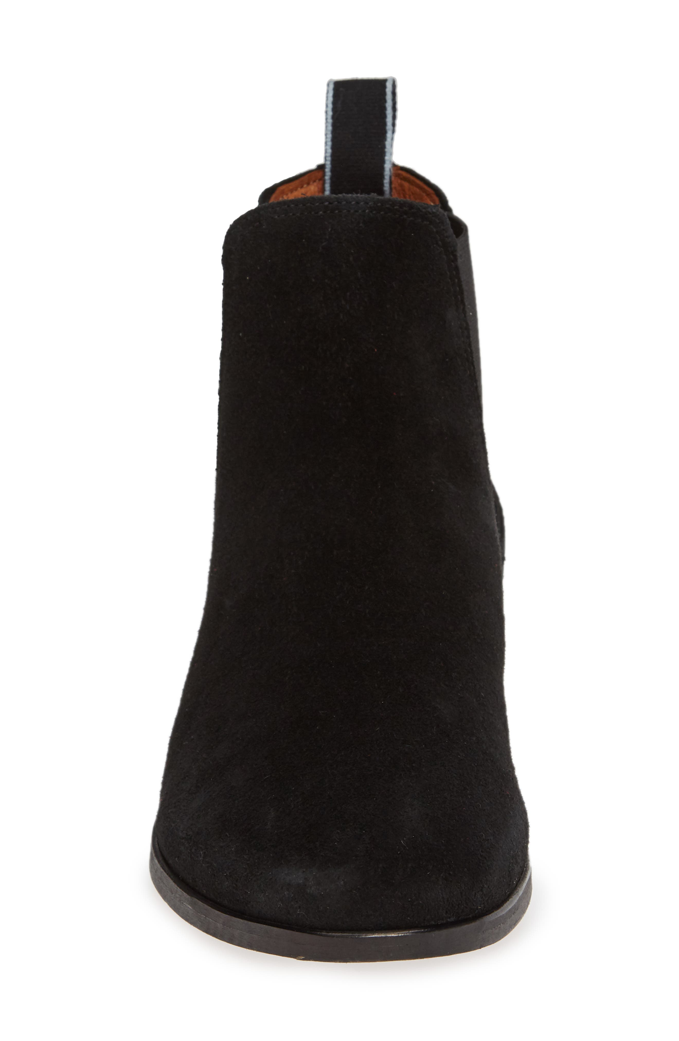 Shoe The Bear Dev Chelsea Boot, Alternate, color, Black Suede