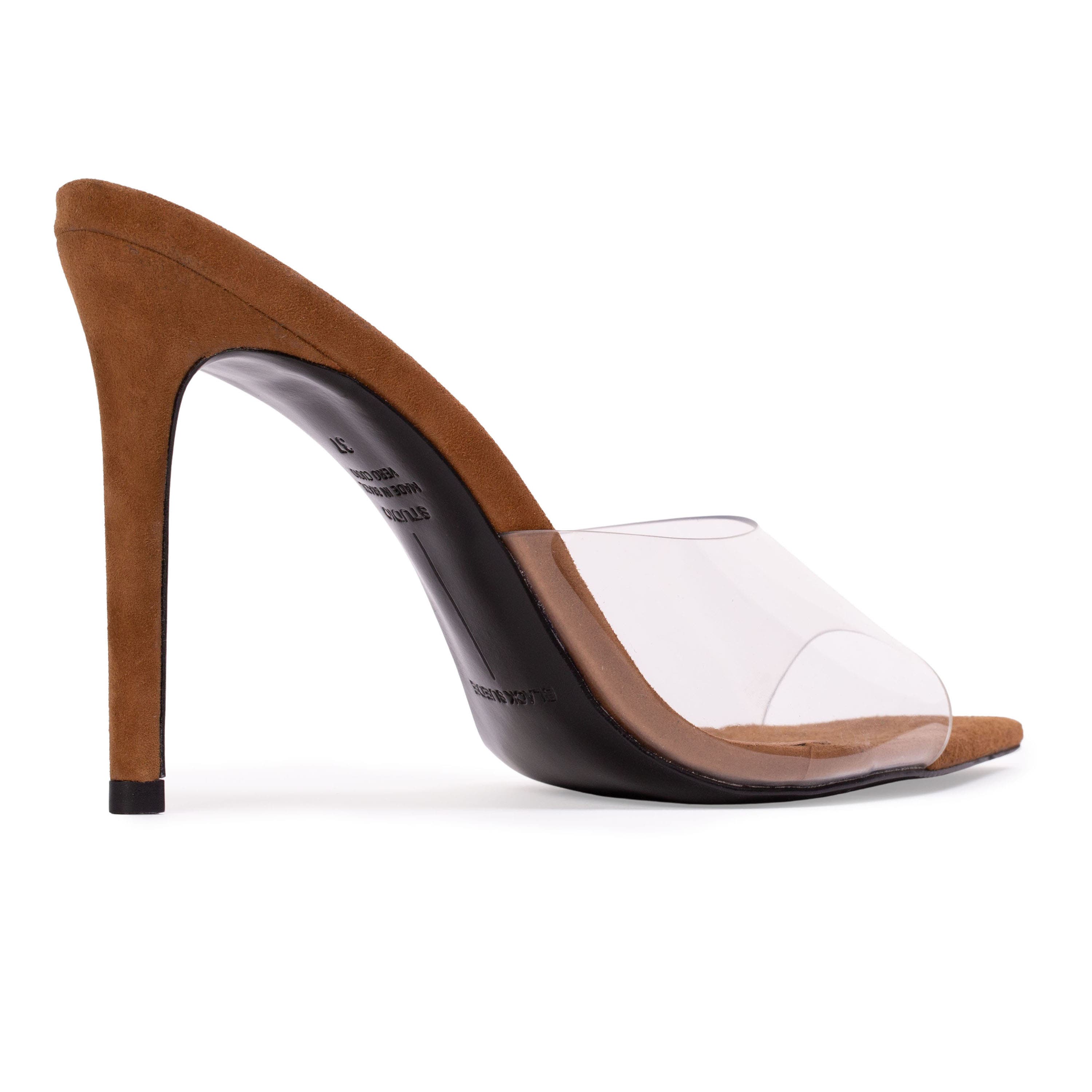 BLACK SUEDE STUDIO Bella Suede Sandal, Alternate, color, Caramel Suede