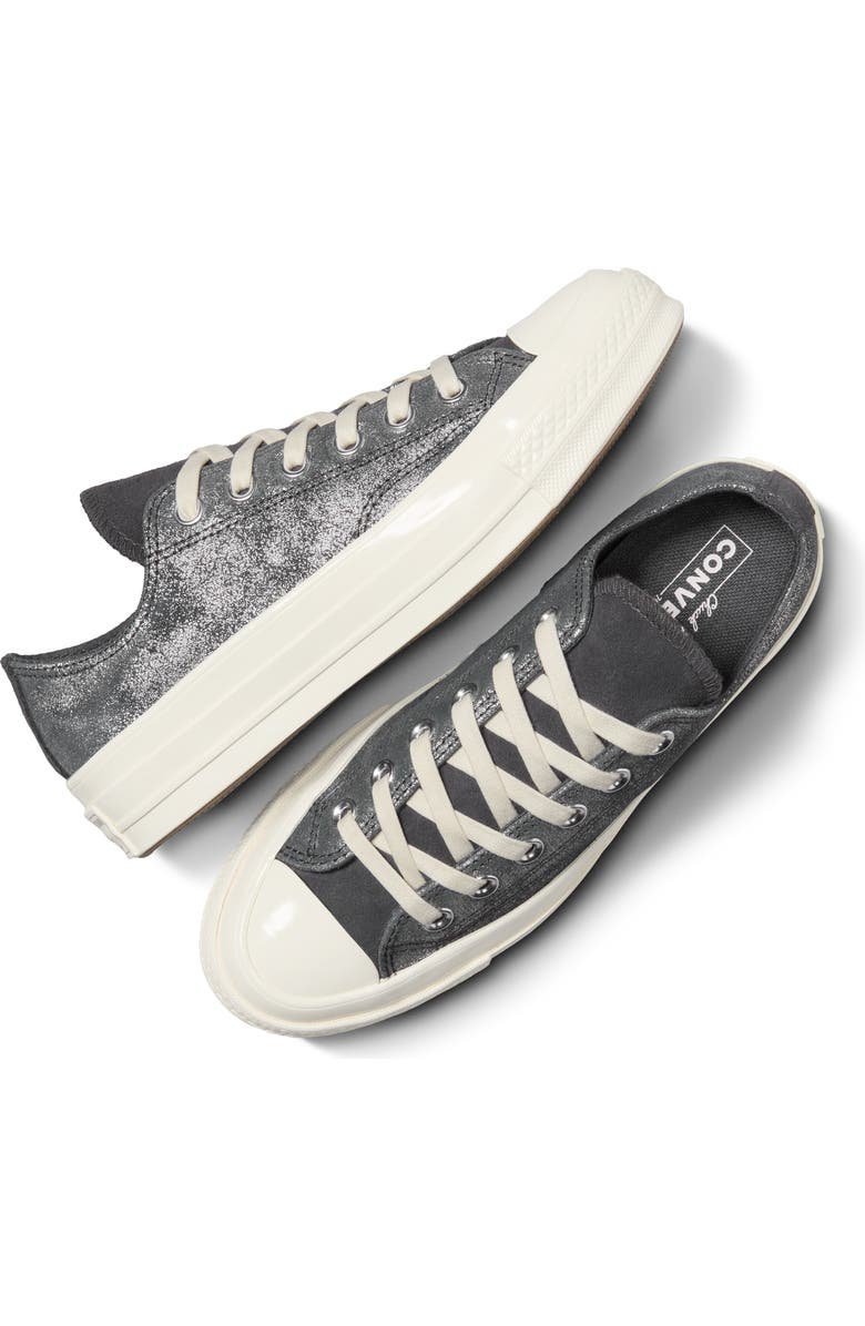 Converse Chuck Taylor<sup>®</sup> All Star<sup>®</sup> 70 Metallic Platform Oxford Sneaker, Alternate, color, Vamp Pyre/Egret/Silver