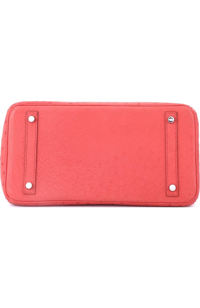 Pre-Owned Hermes Birkin Handbag Pink Ostrich with Palladium Hardware 30, Alternate, color,