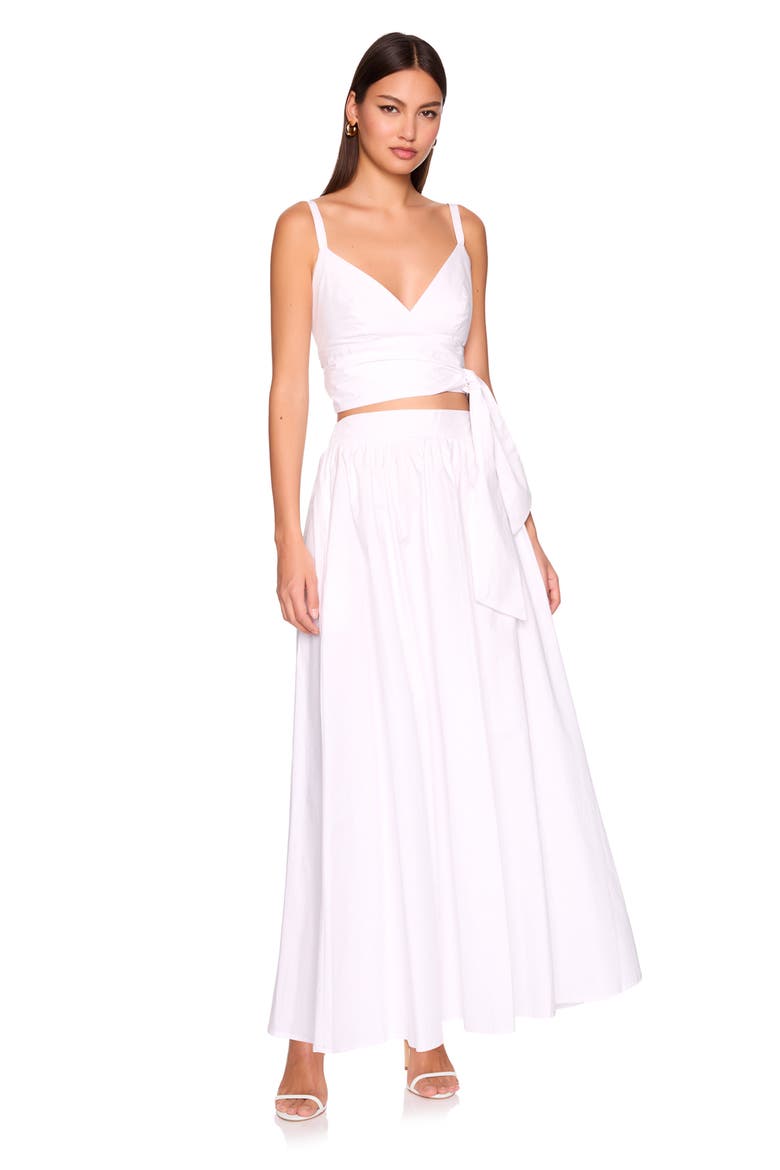 Cotton Poplin Wrap Tank, Alternate, color, SUGAR