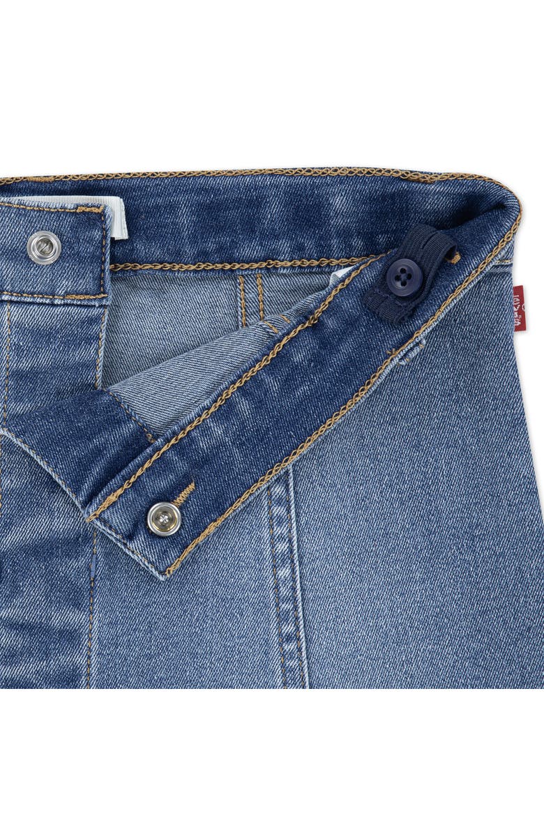 Levi's Kids' Boho Top & Denim Skirt Set, Alternate, color, Crystal Rose