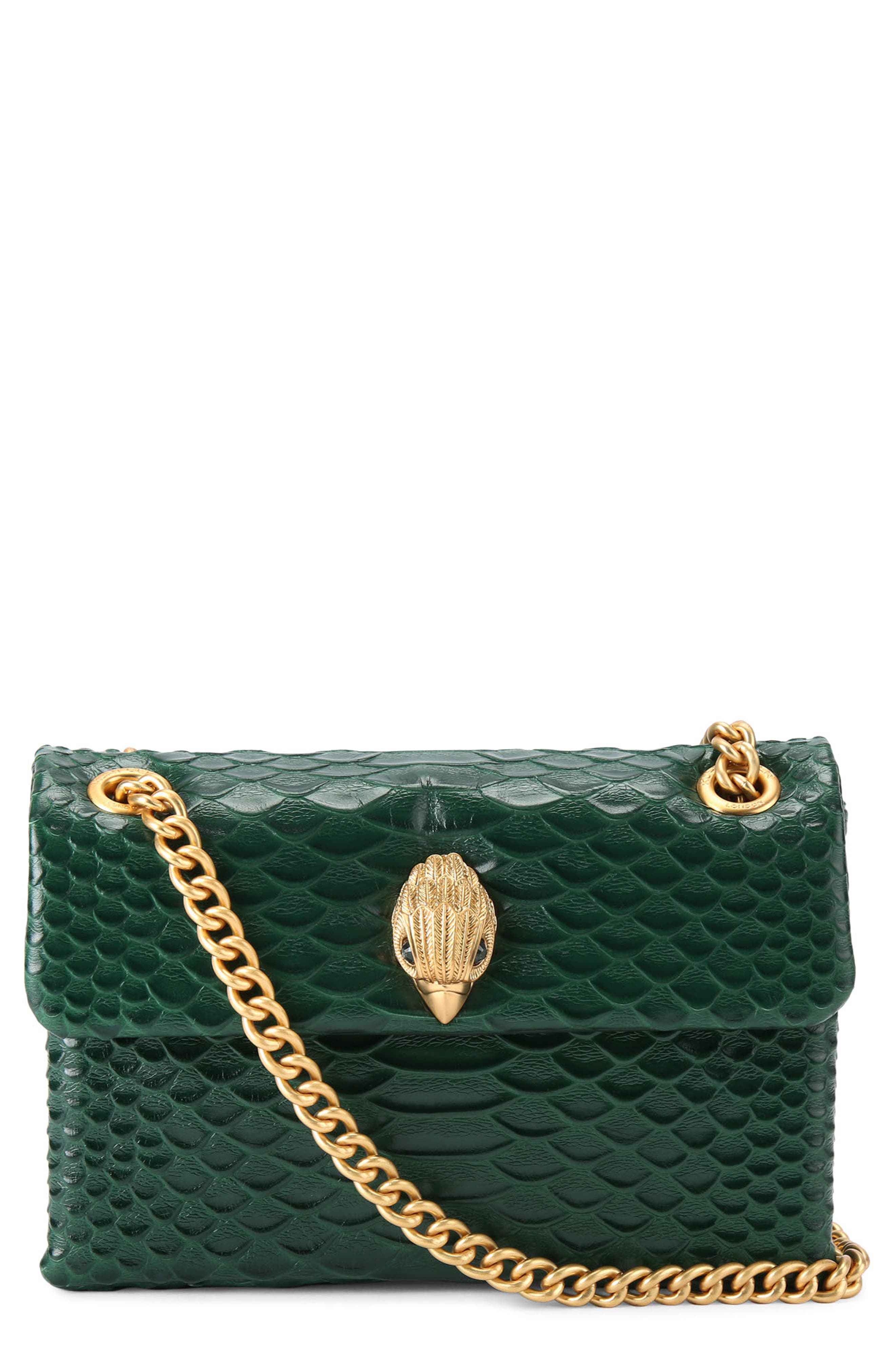 Kurt Geiger London Mini Kensington Convertible Leather Crossbody Bag, Main, color, 