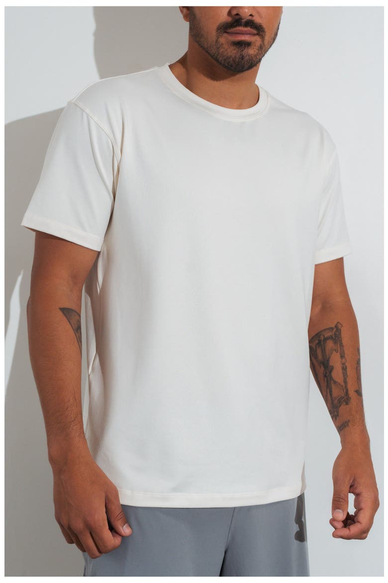 Motive Crew Tee, Main, color, Oat