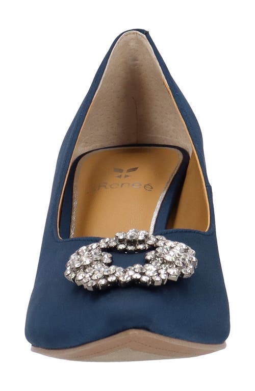 J. Reneé Ezara Pointed Toe Pump In Blue