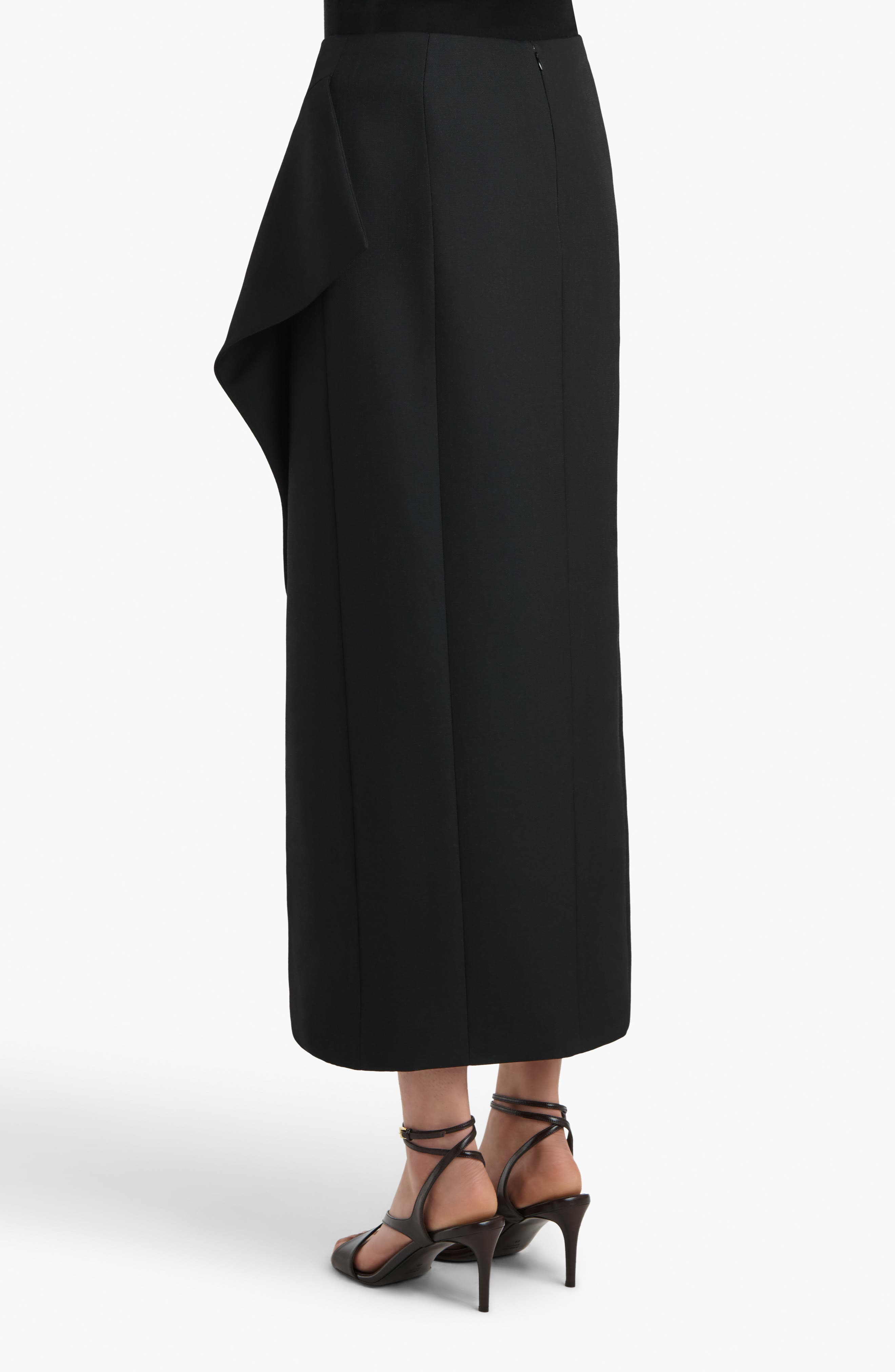Jaia Asymmetric Wool Skirt - image 2