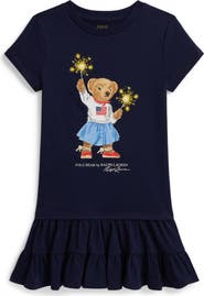 Polo Ralph Lauren Kids' Bear Jersey Dress