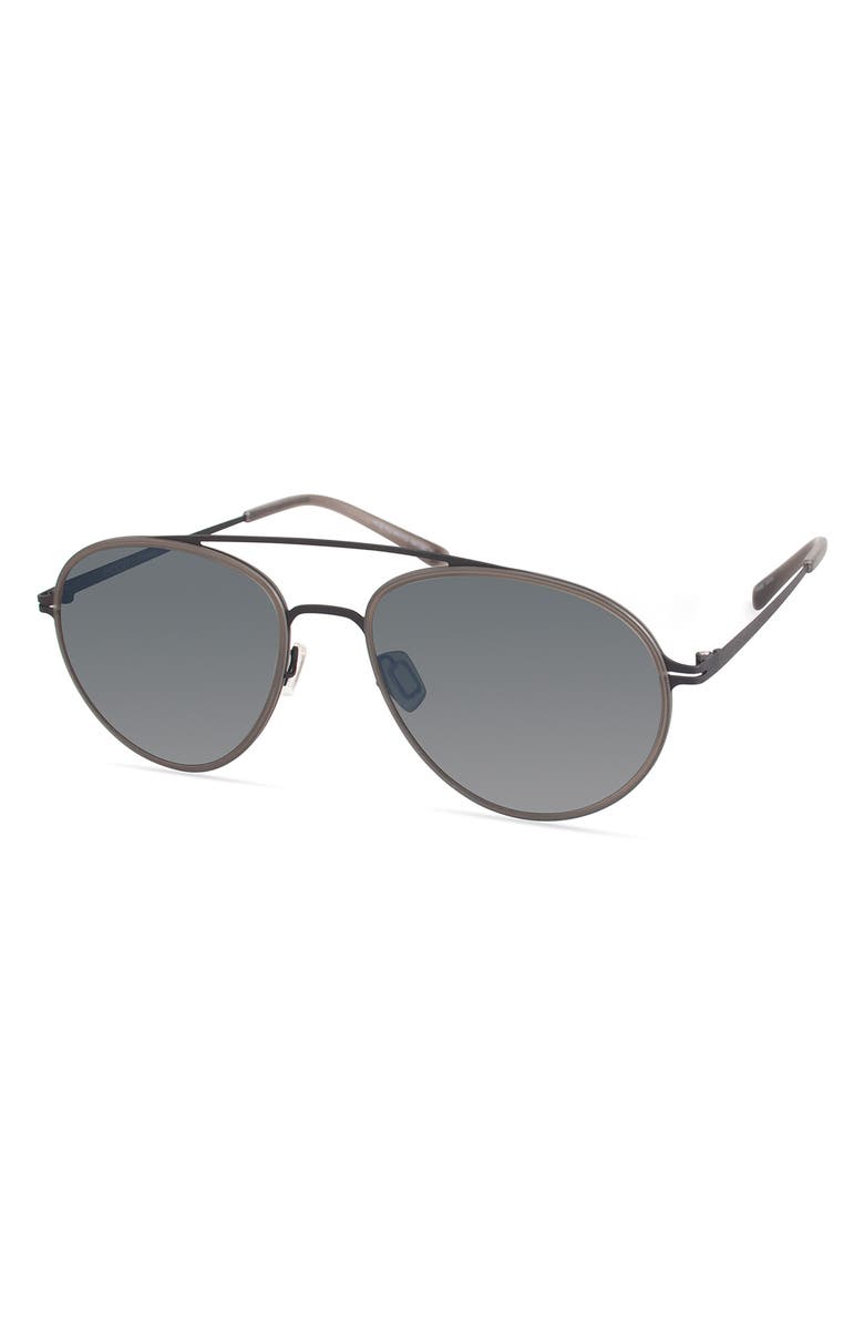Modo Aviator Sunglasses, Alternate, color, Smoke
