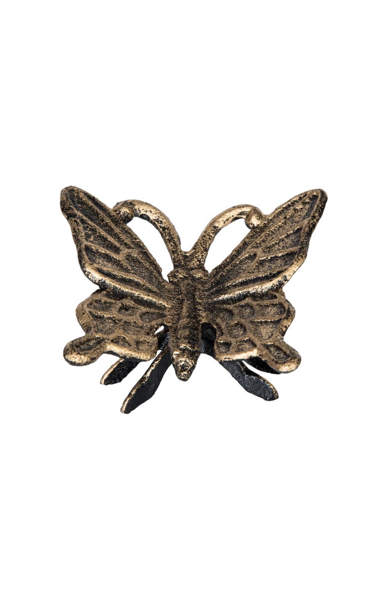 Gallerie II Butterfly Metal Decorative Figurine, Main, color, Gold