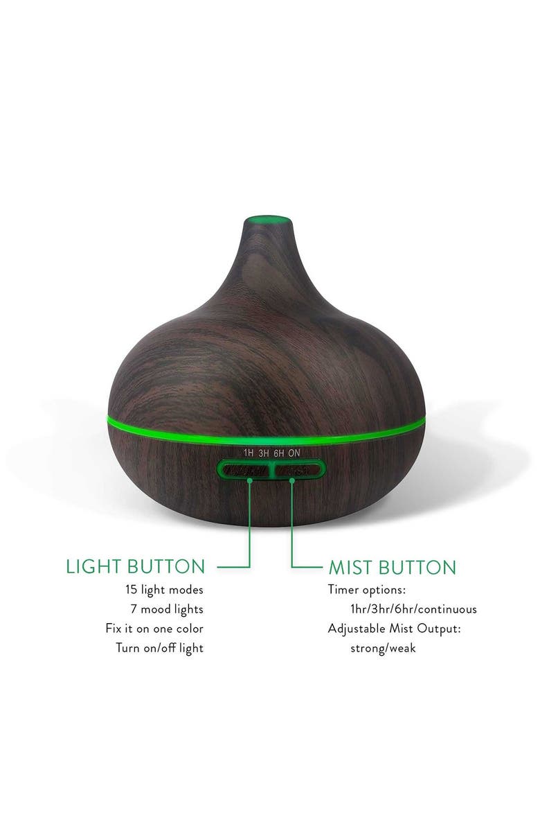 PURE DAILY CARE 300ml Ultrasonic Diffuser & 10 Pure Essential Oils ...