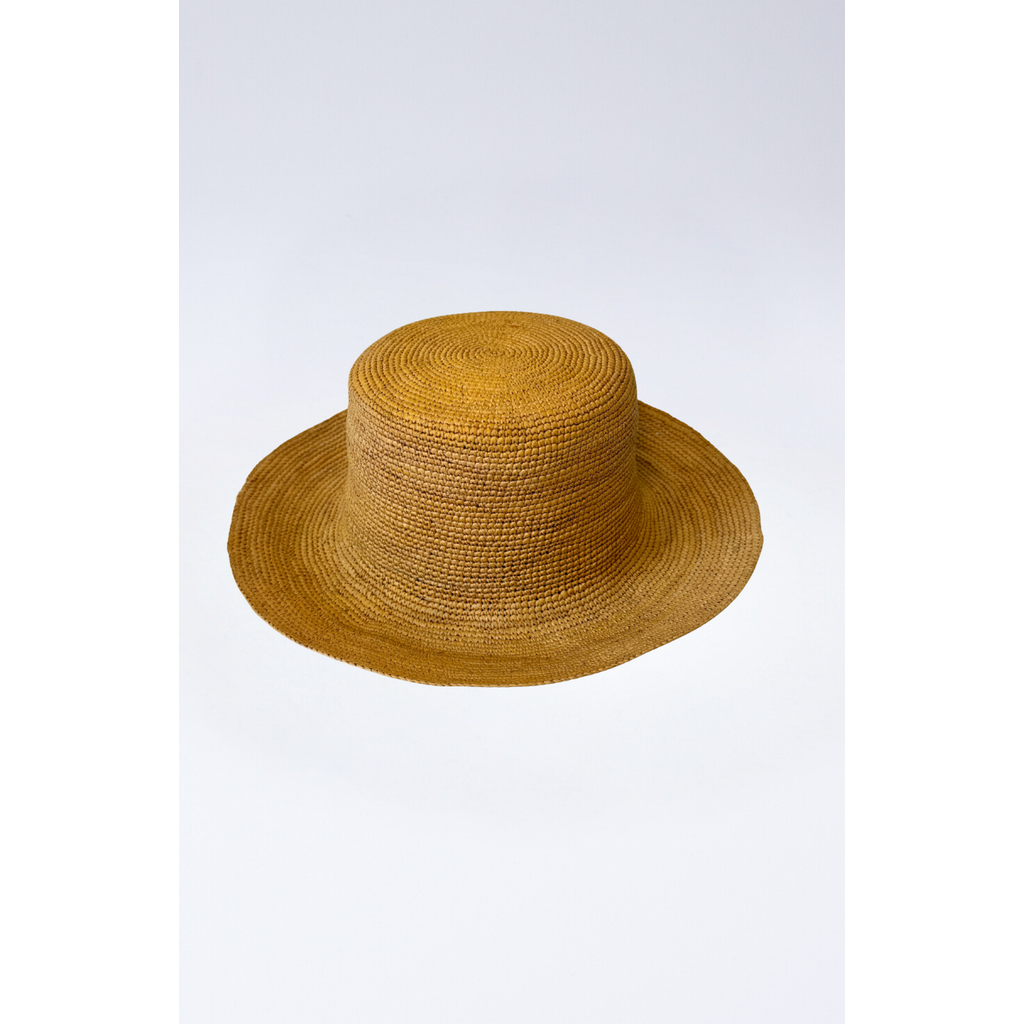 Heads Of State Hat Co. Crochet Straw Bucket Hat In Brown