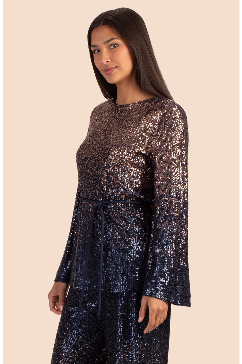 West Sequin Top, Alternate, color, MOONSTONE/ MIDNIGHT