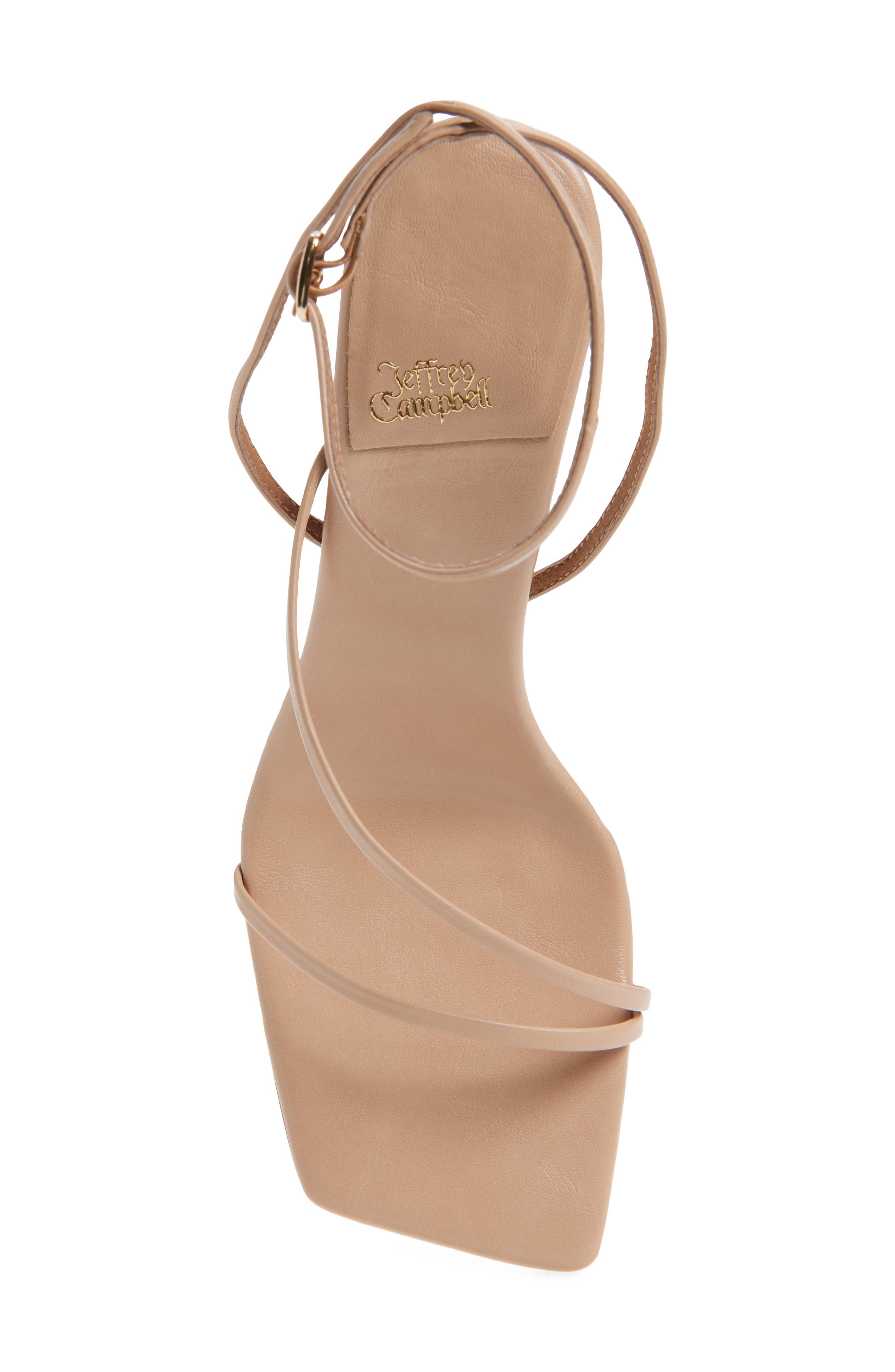 Highlight Ankle Strap Wedge Sandal, Alternate, color, NUDE