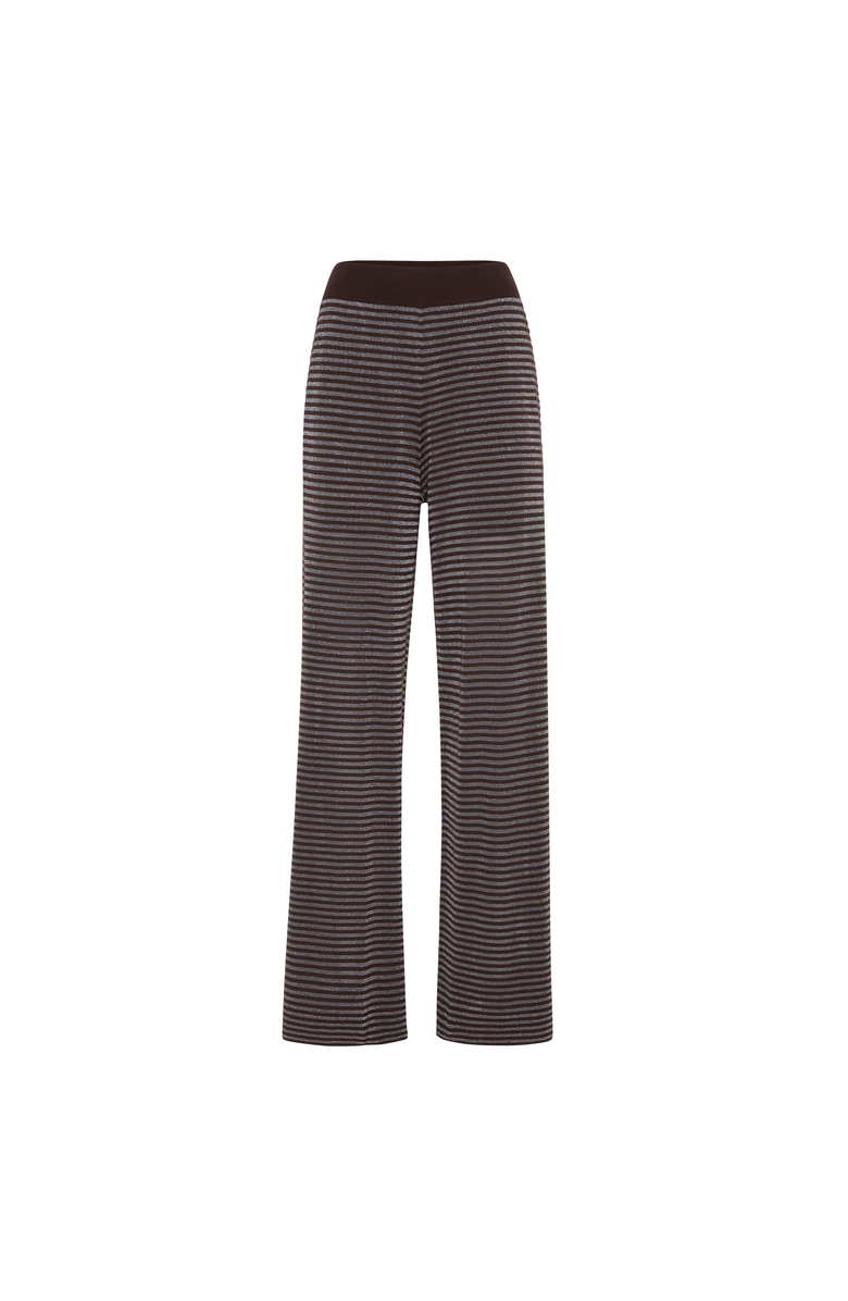Brunello Cucinelli Lightweight knit trousers, Main, color, Cocoa