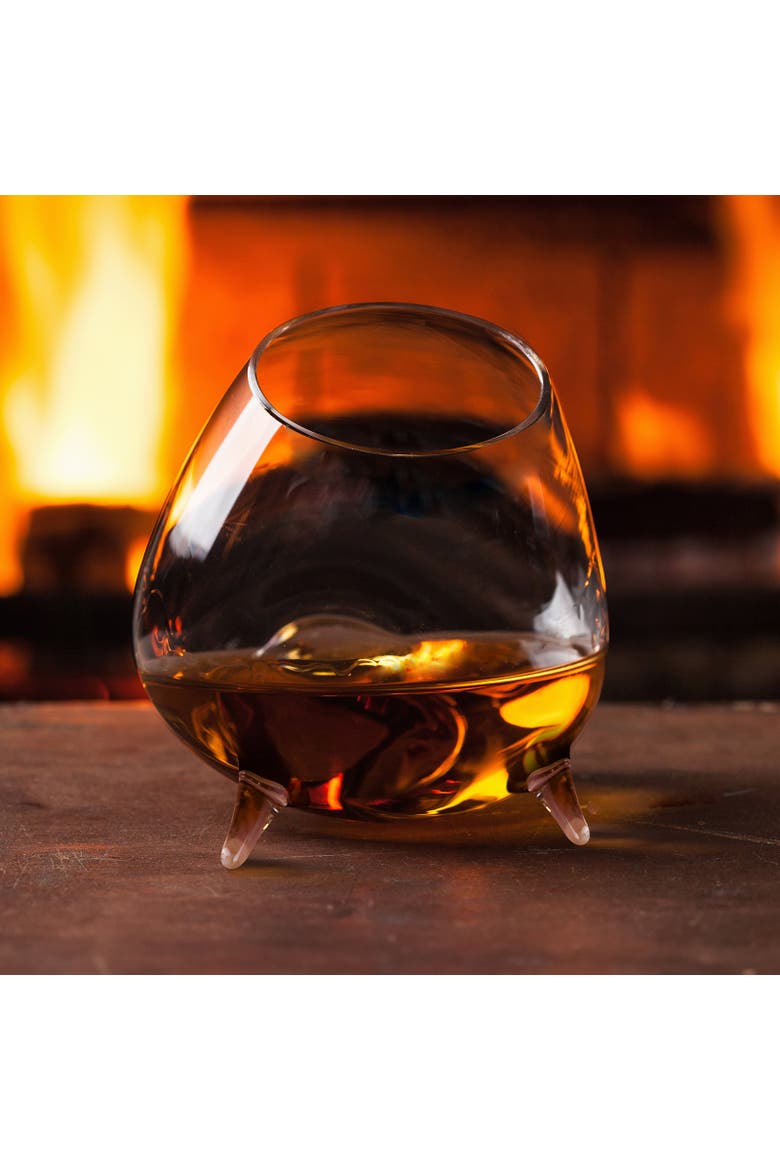 Relax Cognac Glasses, Set of 2, Alternate, color, Clear
