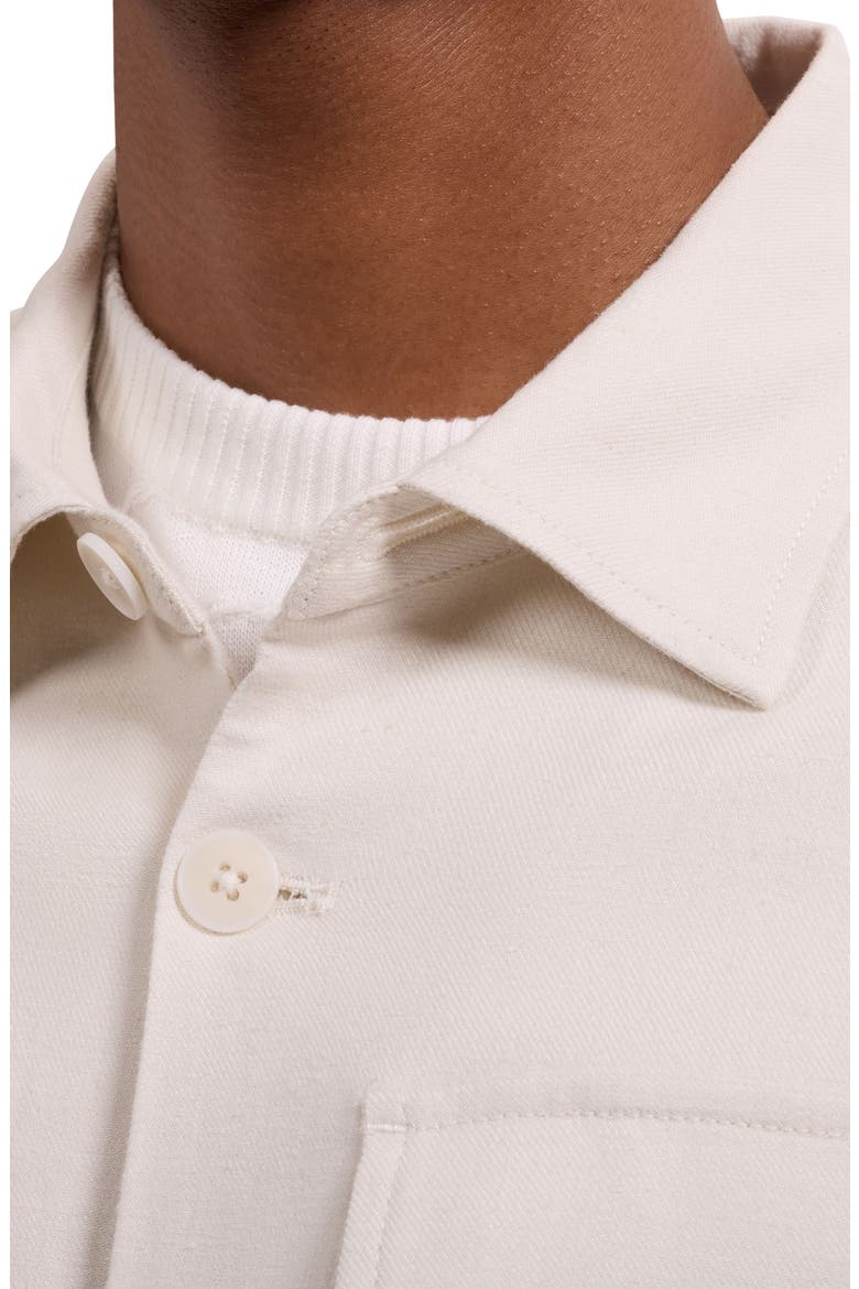 Aerolinen Linen Blend Shirt Jacket, Alternate, color, IVORY