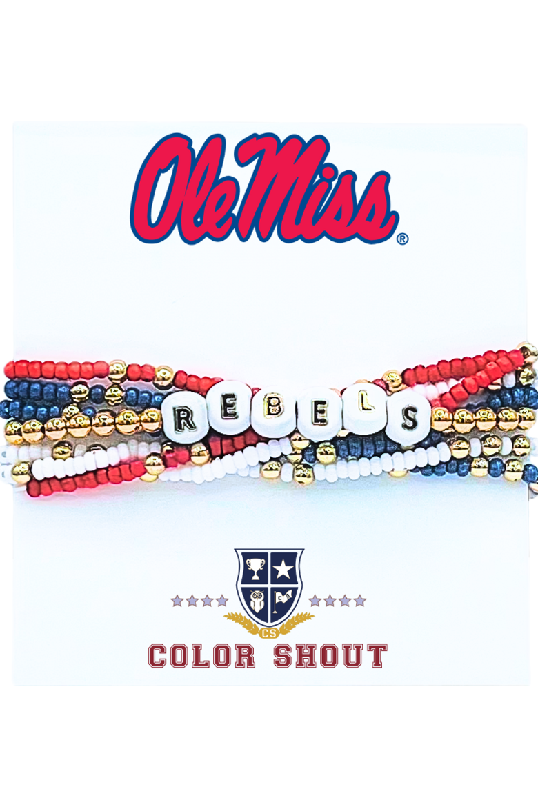 Mississippi Lucky 7 Bracelet Set, Main, color, Yellow Gold