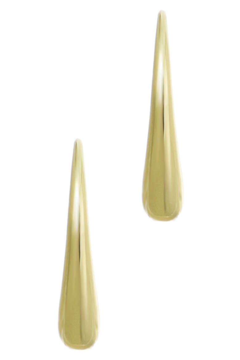 Teardrop Wire Earrings, Alternate, color, GOLD