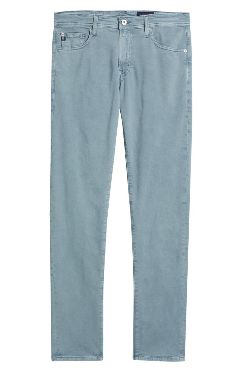 AG Tellis Stretch Sateen Modern Slim Pants, Alternate, color, Sulfur Glacier Blue