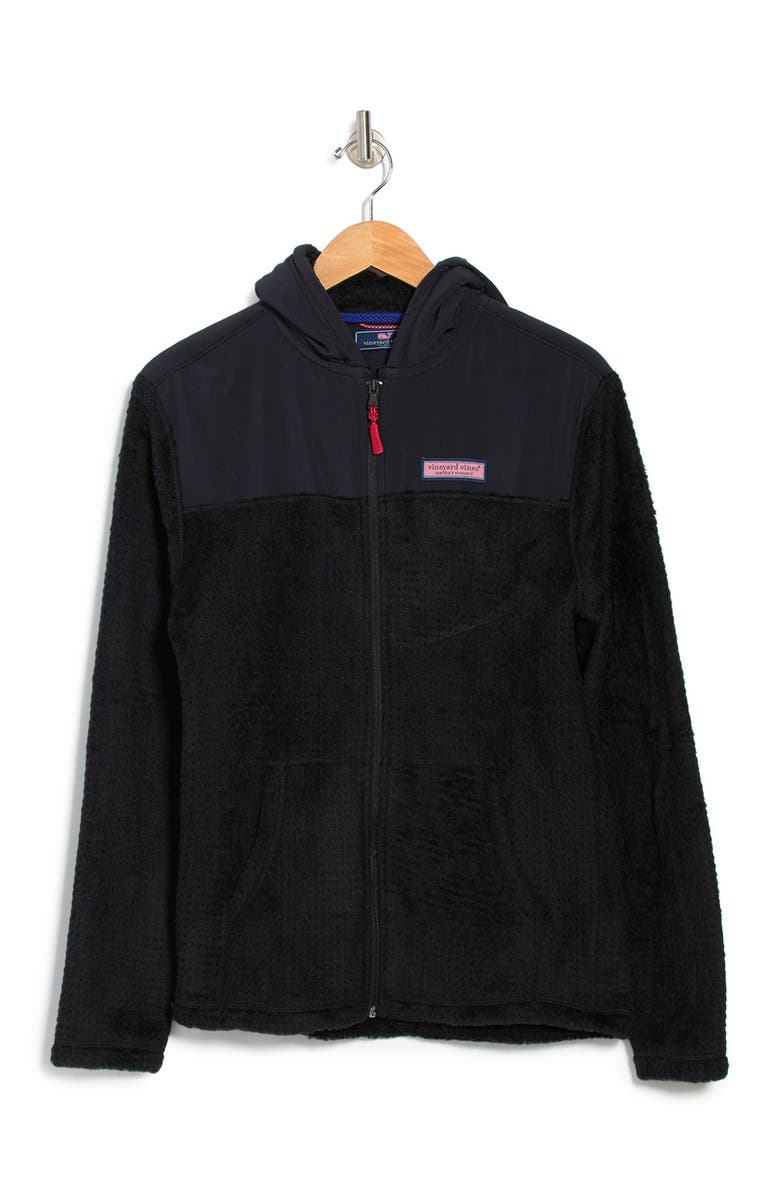 vineyard vines Perfect Fleece Zip Hoodie Jacket, Alternate, color, 