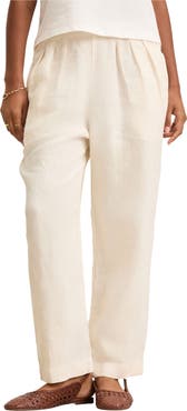 VELVET Cleowade Linen Wide Leg Pants