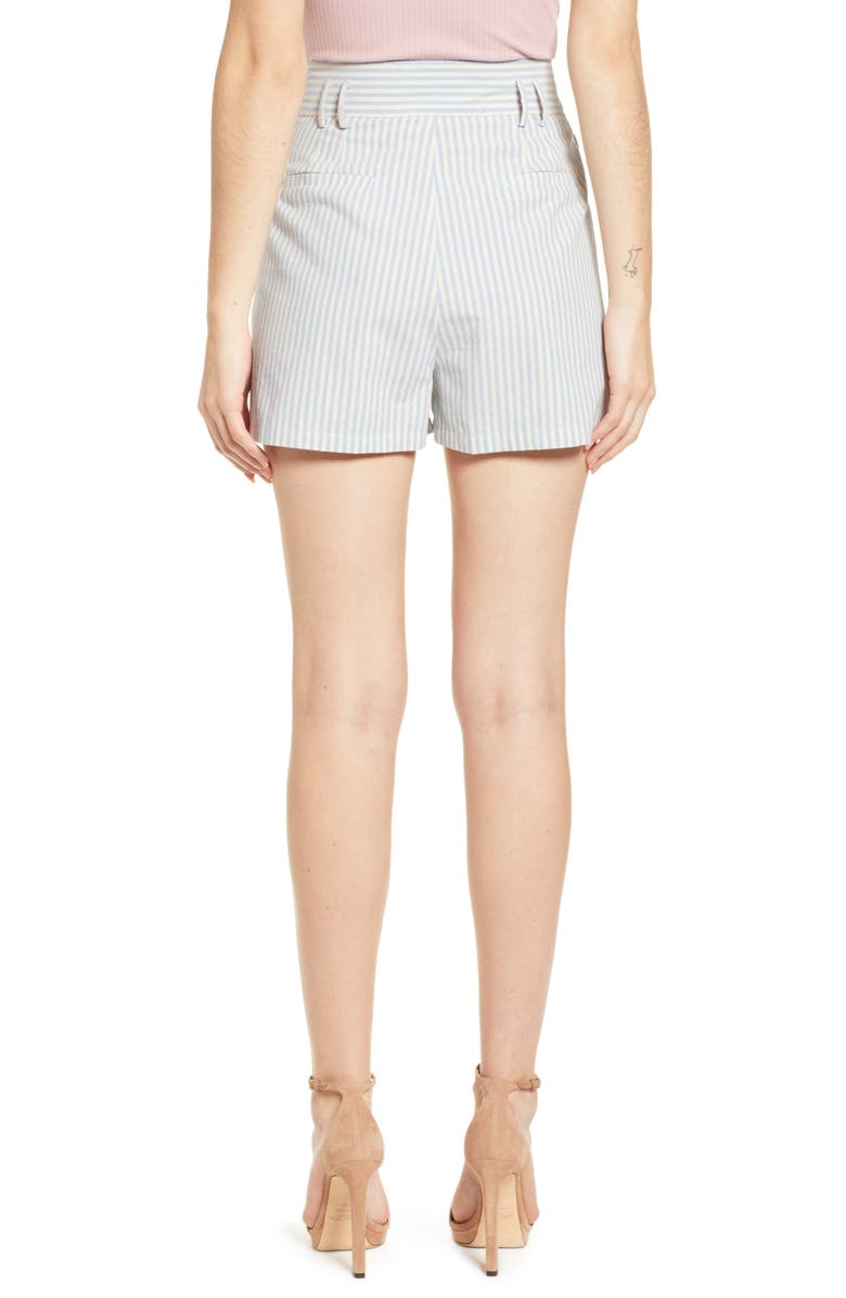 English Factory Striped Bermuda Shorts, Alternate, color, 