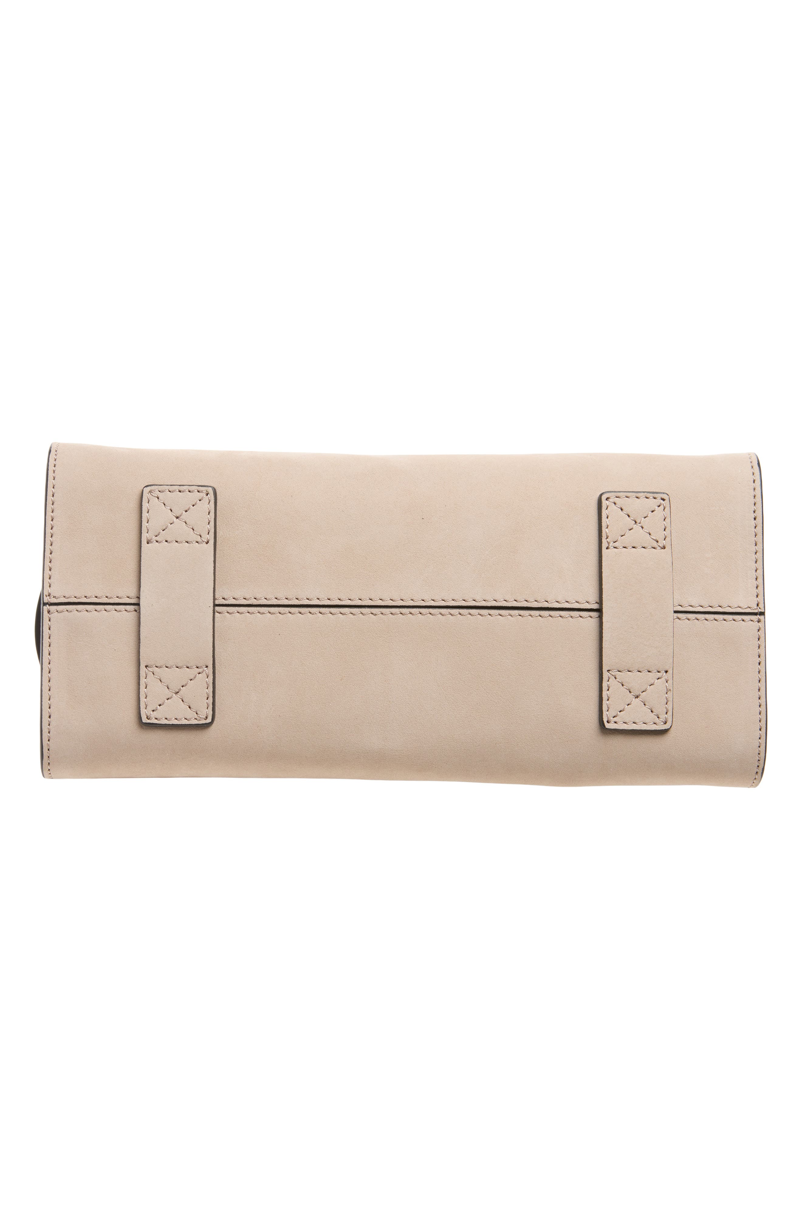 Tie Me Faux Leather Top Handle Bag, Alternate, color, DOVE COLOUR