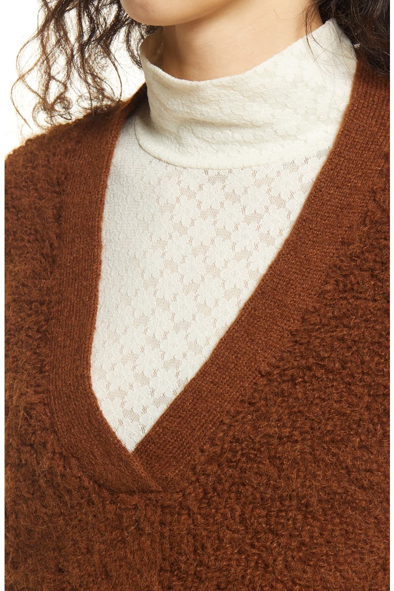 Loopi Fuzzy Sweater Vest, Alternate, color, EMPERADOR