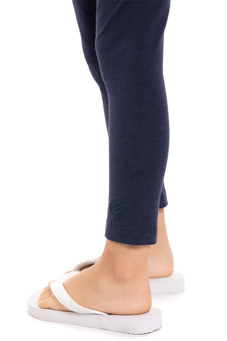 Toddler's Monterey Summer Leggings, UPF 50+ Sun Protection, Alternate, color, Navy