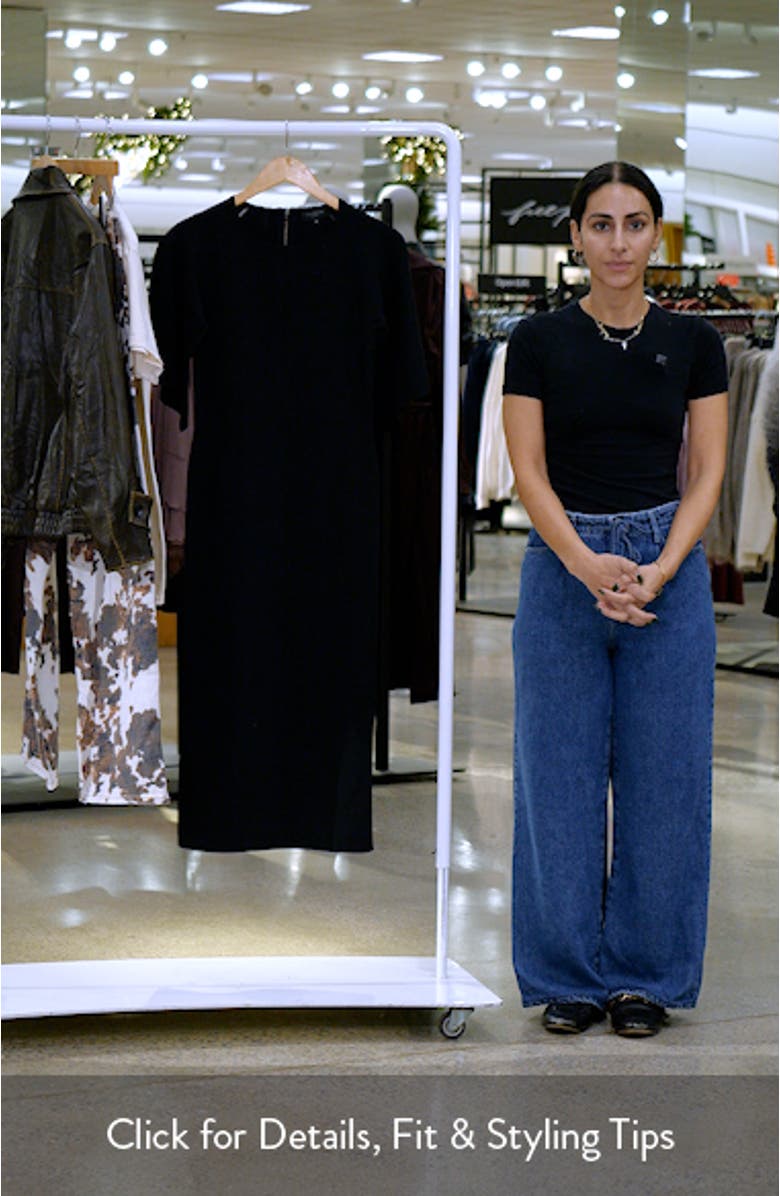 Flare Sleeve Midi Dress, sales video thumbnail