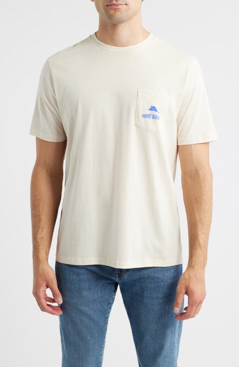 Beach Club Logo Cotton Graphic T-Shirt