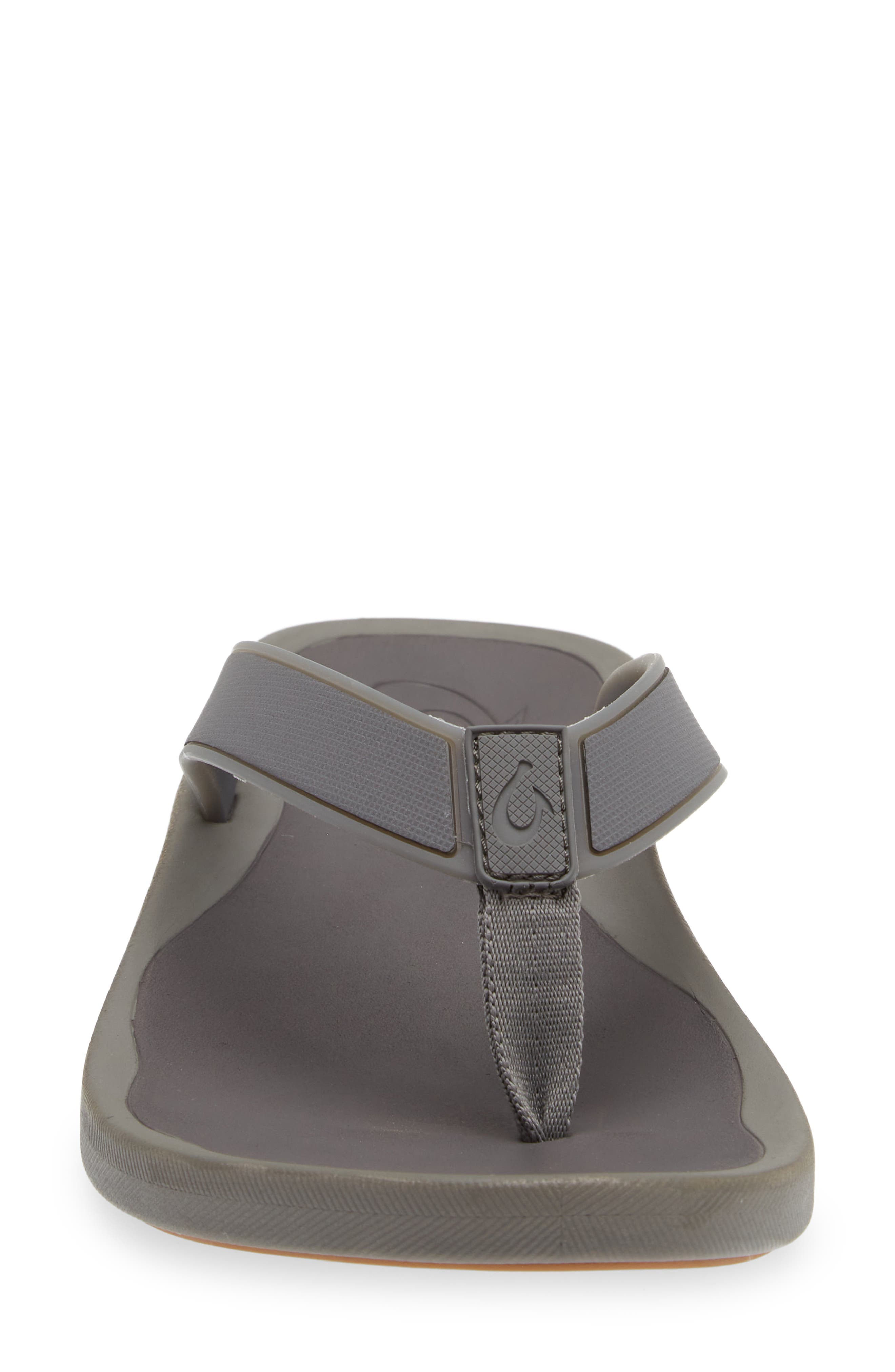 OluKai Kōko'o Waterproof Flip Flop, Alternate, color, Pavement / Pavement