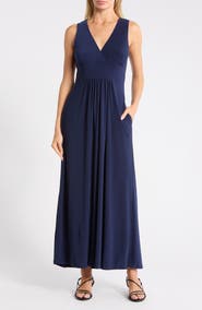 WEST K Sleeveless V-Neck Midi Dress