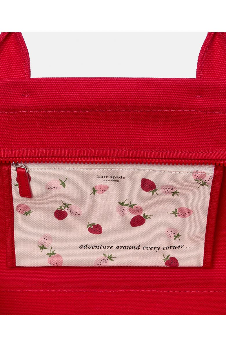 Kate Spade New York dash canvas tote, Alternate, color, Ruby Red