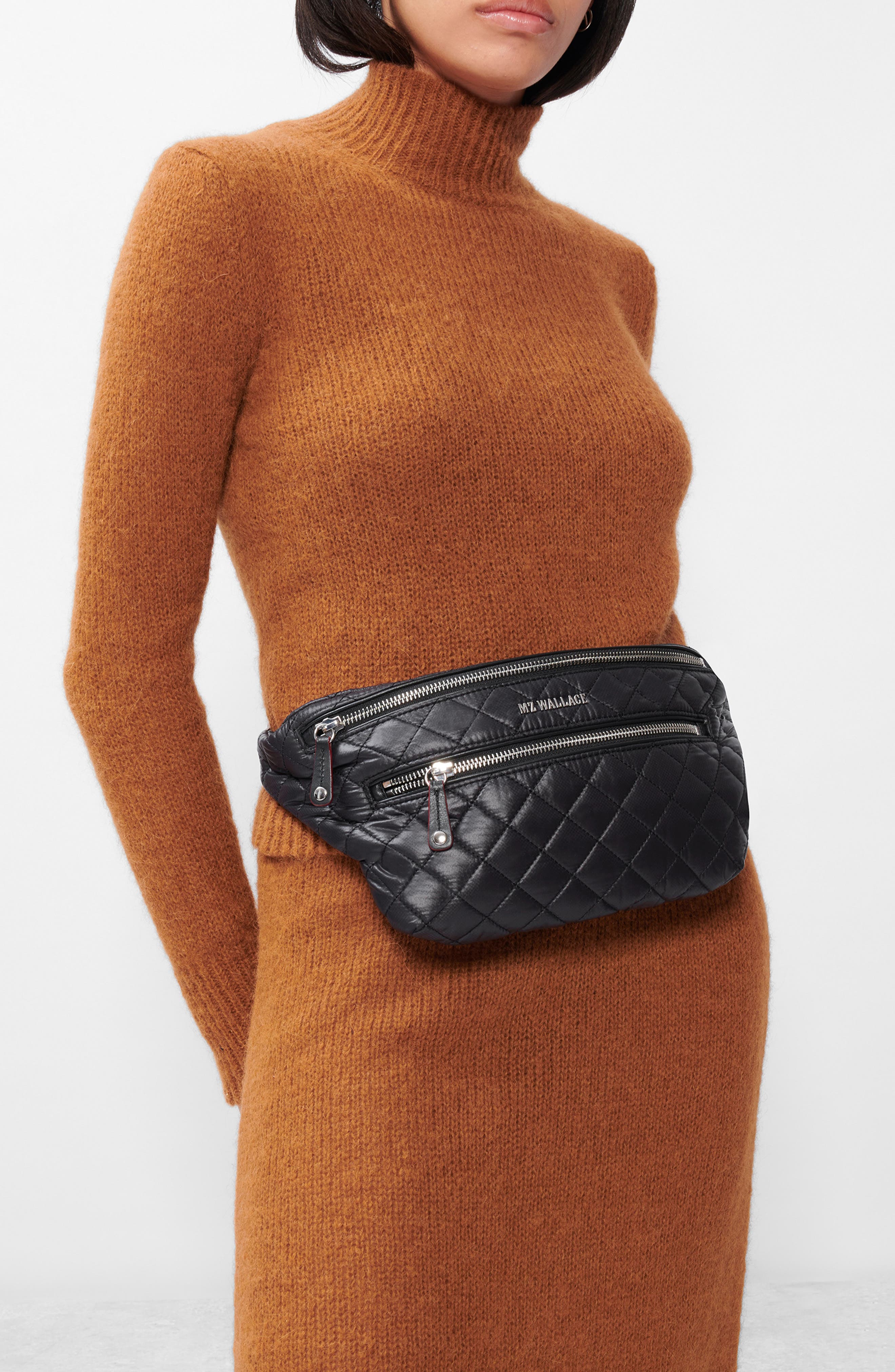 MZ Wallace Crosby Quilted Belt Bag, Alternate, color, 