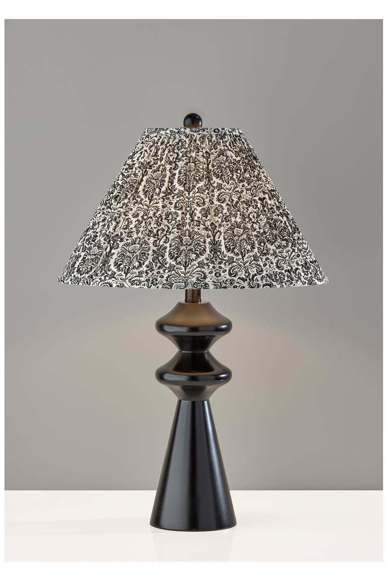 Dahlia Table Lamp, Alternate, color, BLACK