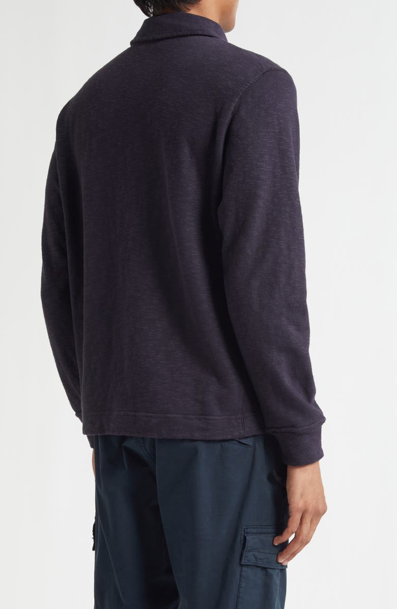 Stone Island Long Sleeve Polo, Alternate, color, V0126 Ink